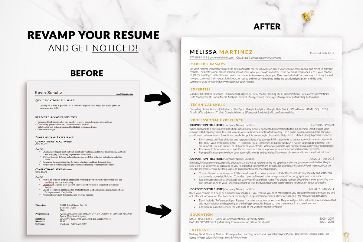 ATS Friendly Resume Template Gold, a Resume Template by BestResumes.Co (Photo 5 of 9)