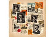 Scrapbook Collaged Photo Page, a Background Graphic by Sharon Schwalbe (Thumbnail 5 of 5)