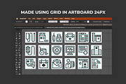 Health And Medical Icon Set, an Outline Icon by Mightyfire (Thumbnail 2 of 2)