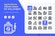 Agriculture Icons, a Duotone Icon by HacaStudio (Thumbnail 1 of 3)
