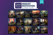 Mindset Motivation Canva Templates, a Social Media Template by Viral Content Design (Thumbnail 2 of 7)