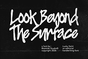 Lucky Saint a Handwriting Font, a Handwritten Font by Blankids Studio (Thumbnail 2 of 11)