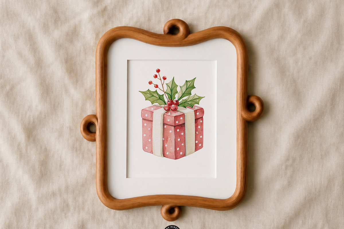 Vintage Christmas Atelier Clipart, an Animal Illustration by PaintPixelCo (Photo 13 of 16)