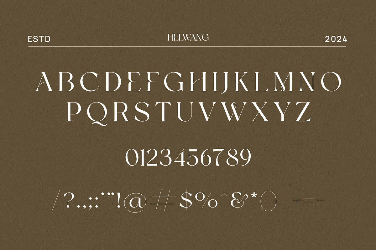 Helwang Elegant Serif Font Typeface, a Serif Font by Perfectype (Photo 6 of 6)