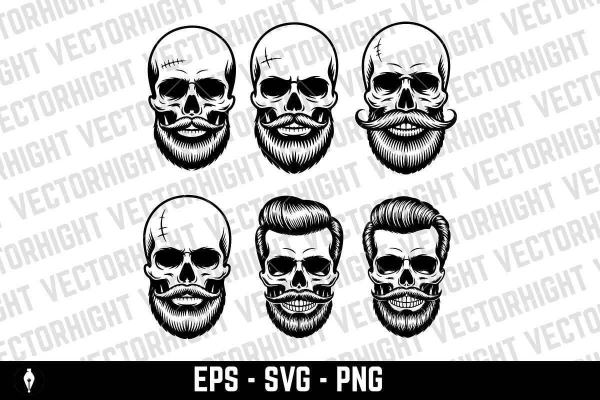 illustration of a human skull, a Person Illustration by Vectorhight (Photo 2 of 3)