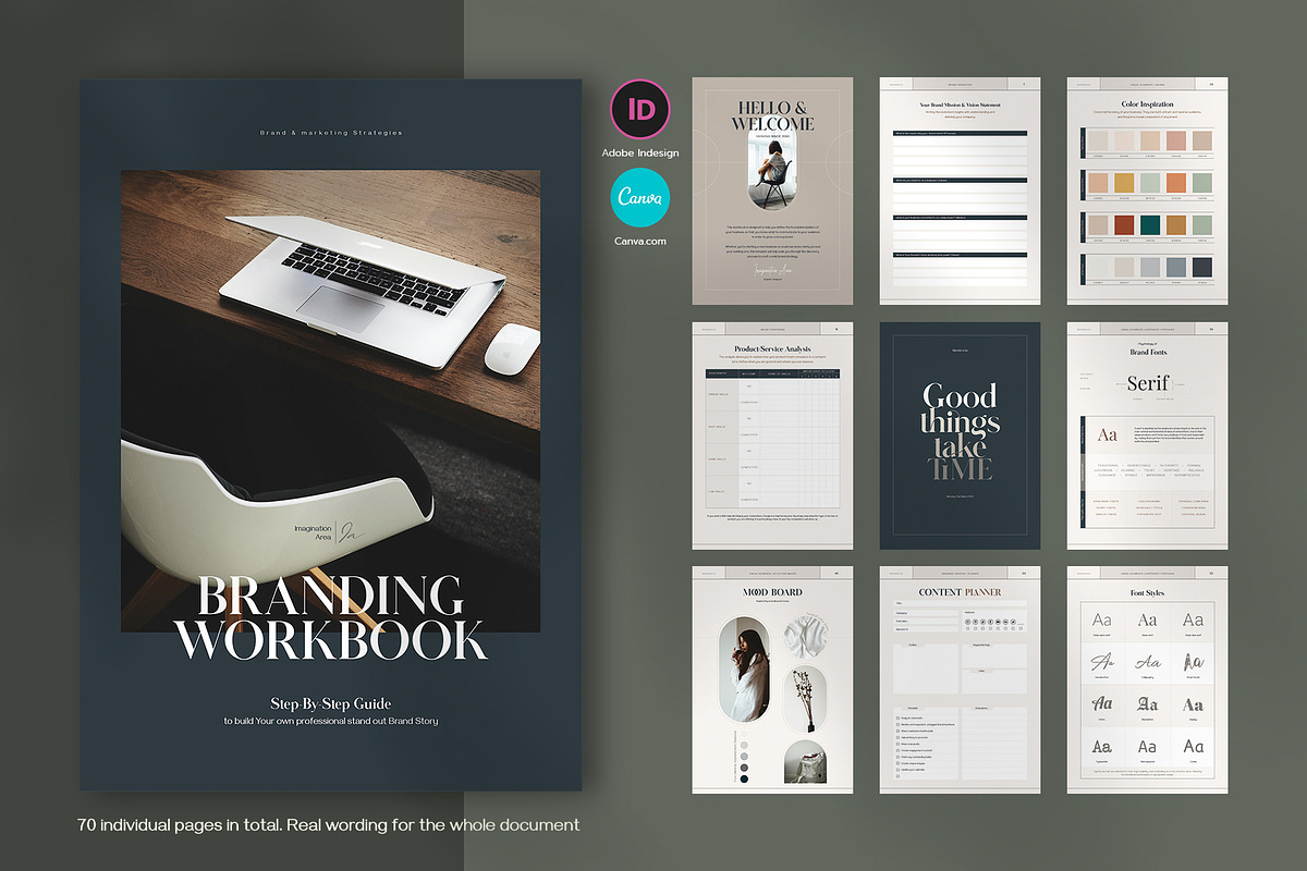 Brand Creator Workbook, a Brochure Template by Imagination Area (Photo 1 of 10)