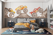 Monster trucks watercolor, a Decorative Illustration by Marina Ermakova (Thumbnail 8 of 11)