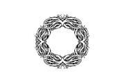 Hand Drawn Wreath Frame Bundle, an Illustration by yasushie (Thumbnail 17 of 51)