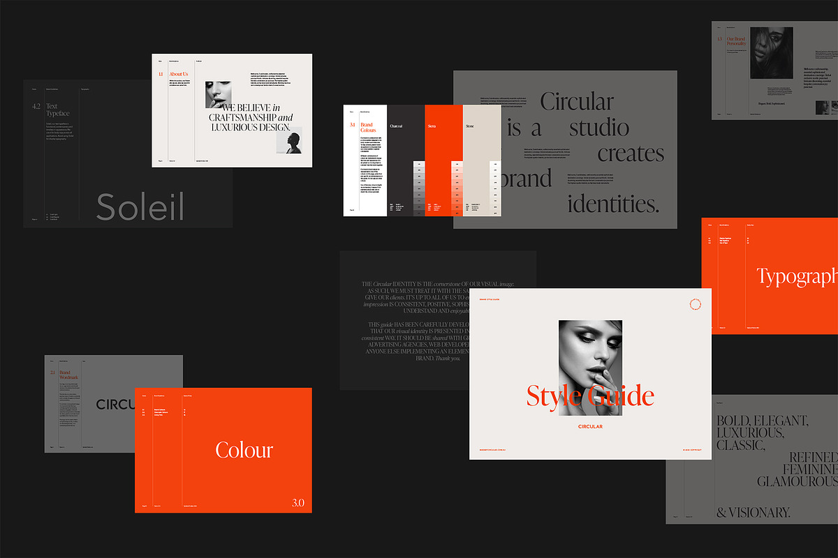 SIERRA / Brand Style Guide, a Presentation Template by Circular (Photo 1 of 14)