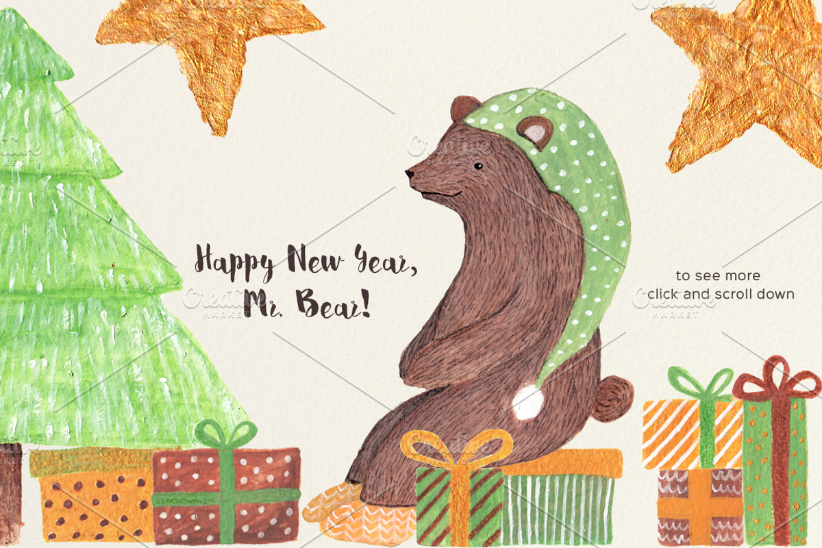 The Magic Begins - Xmas Collection, an Animal Illustration by Anna Isaeva (Photo 4 of 6)