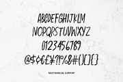 Blabow Nompe Bold Dry Brush Display, a Handwritten Font by Maulana Creative (Thumbnail 6 of 7)