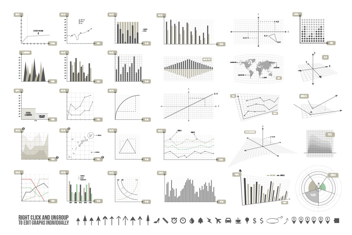 Graphs & Elements, a Templates & Theme by Tugcu Design Co. (Photo 4 of 4)