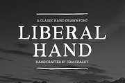 Liberal Hand, a Serif Font by Tom Chalky (Thumbnail 1 of 5)