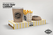 Food Tray Carrier Packaging Mockup, a Product Mockup by INCDesign (Thumbnail 3 of 8)