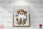 Leopard Ghost Cowboy Hat, a Graphic by Moss Rose (Thumbnail 2 of 3)