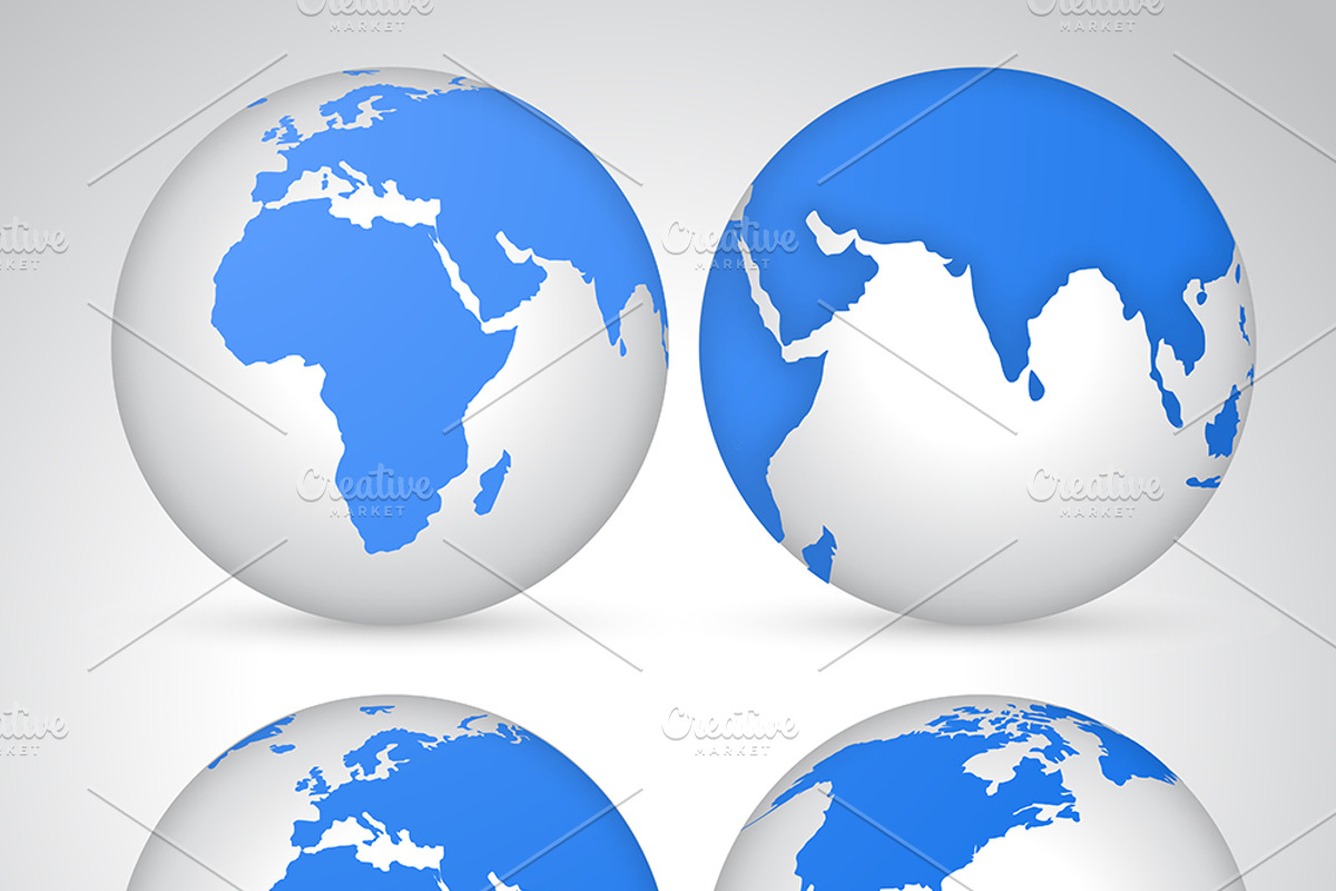 Earth Vector Icons preview 2
