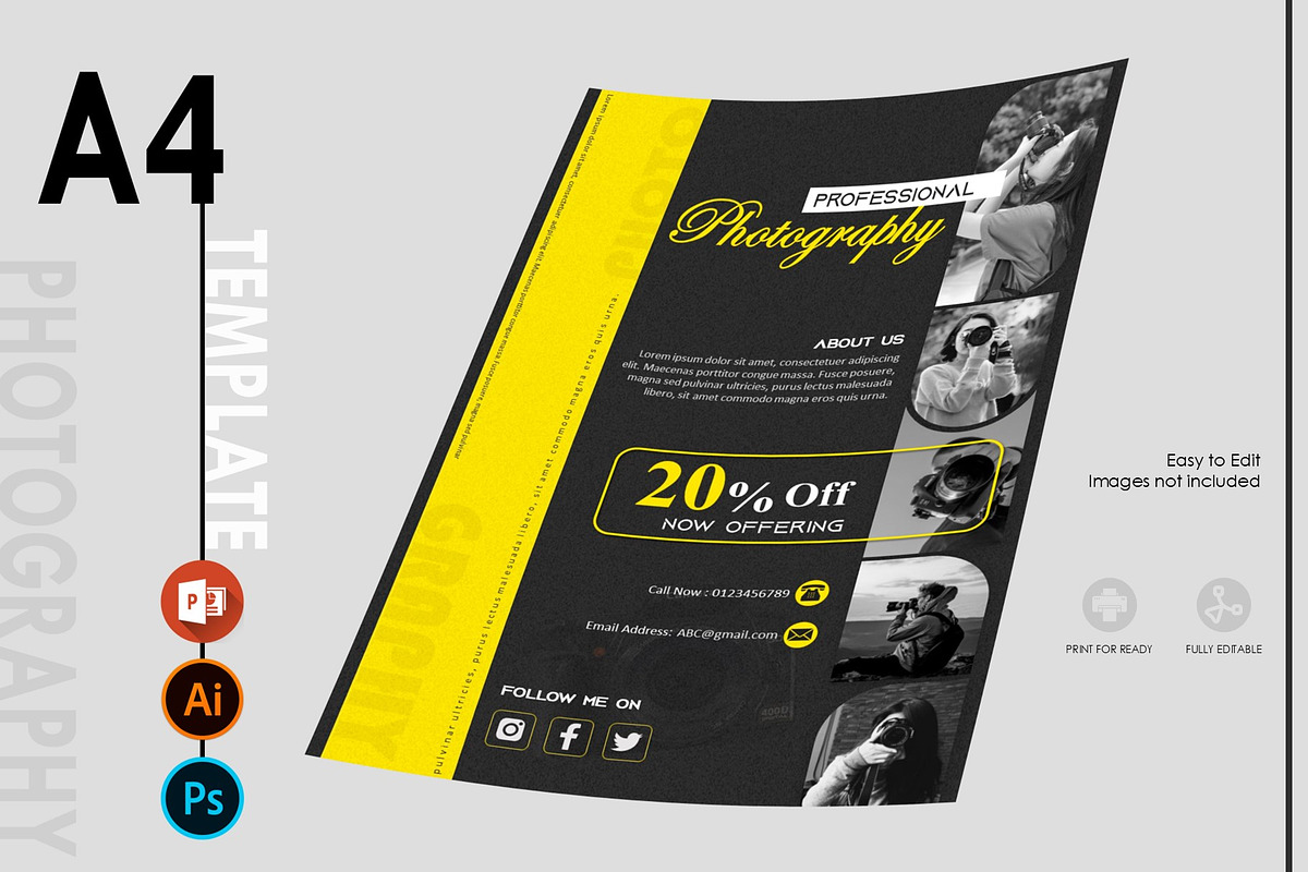 Professional Business Flyers, a Flyer Template by AnjuRajput (Photo 1 of 4)