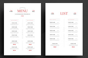 Restaurant Food Menu, a Stationery Template by ContestDesign (Thumbnail 2 of 2)