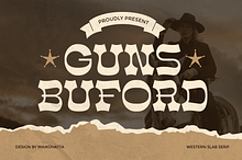 Guns Buford-Western Vintage Typeface