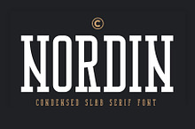 Nordin Slab - Condensed Slab Serif