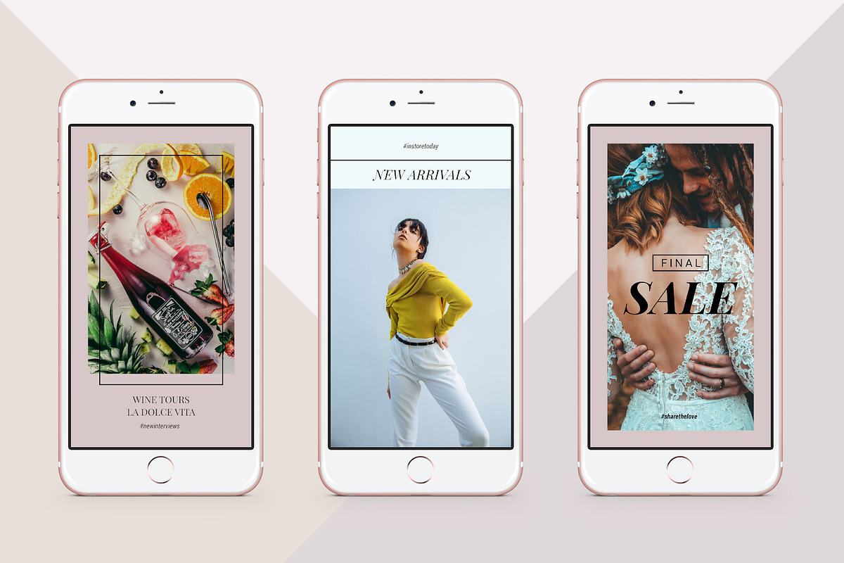Clean & Modern Instagram Stories, a Social Media Template by SilverStag Type Foundry (Photo 5 of 10)