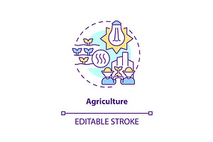 Agriculture concept icon, an Icon by IMG Visuals