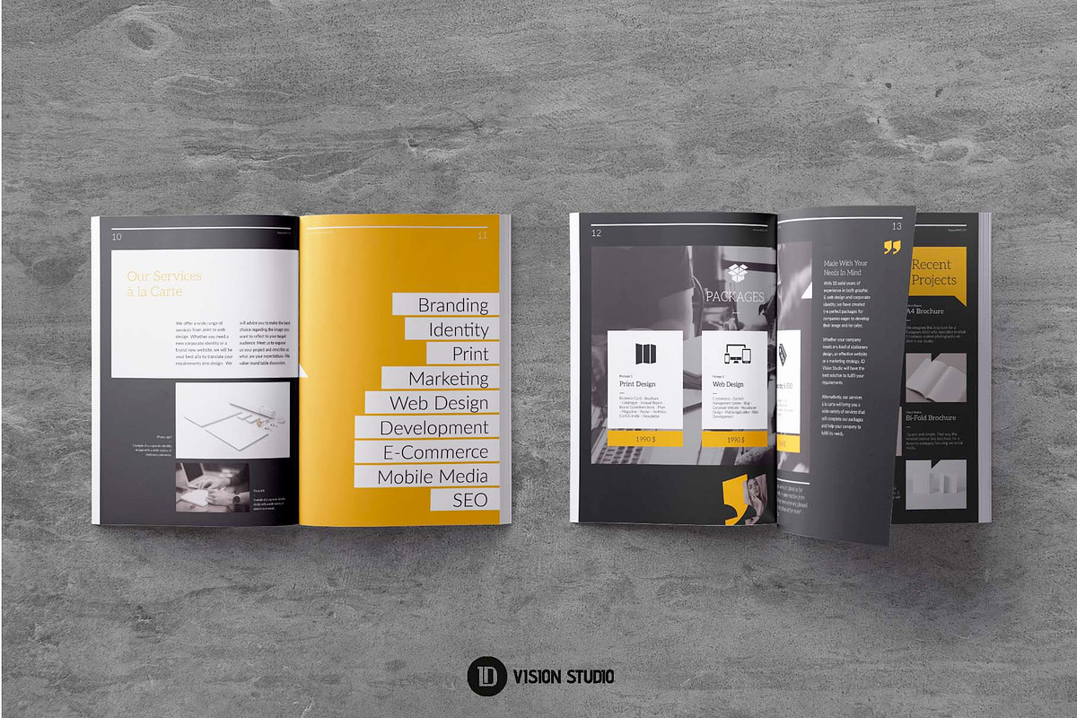 Agency Proposal Canva InDesign, a Brochure Template by ID Vision Studio (Photo 8 of 16)