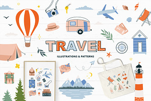 Travel Illustrations & Patterns