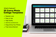 25 Canva Photo Collage Frame Templat, a Wireframe Template by Waliullah Solutions (Thumbnail 3 of 5)
