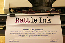 Rattle Ink — Vintage Typewriter Font