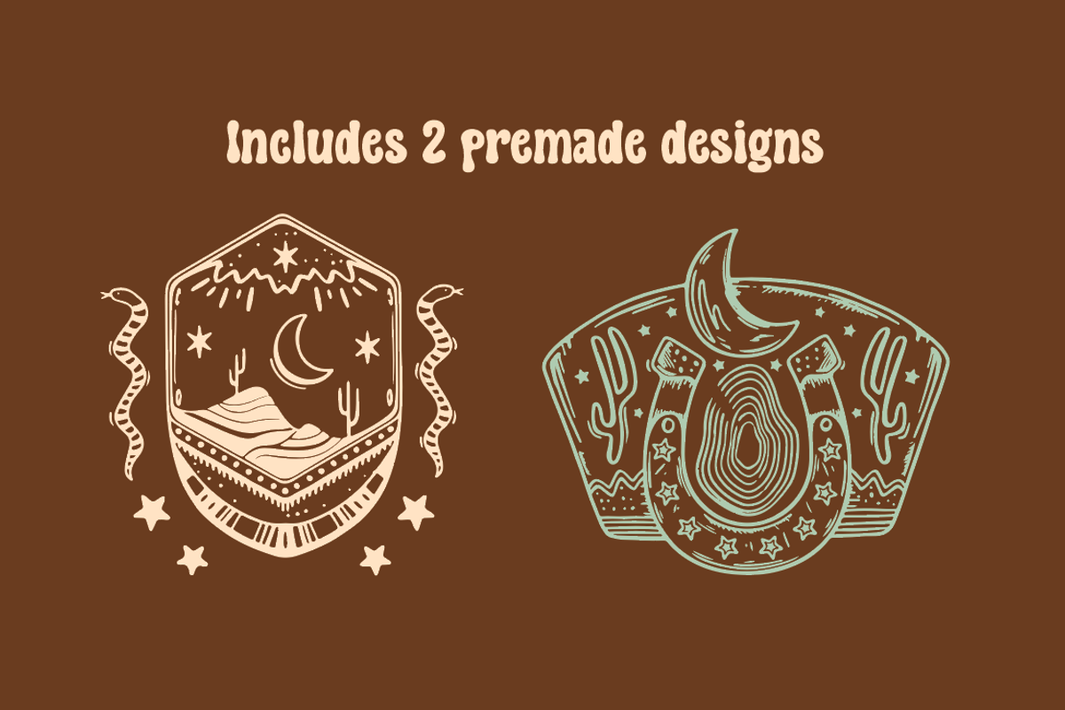 Hippie Cowgirl Graphics, a Person Illustration by cmfgraphics (Photo 3 of 3)