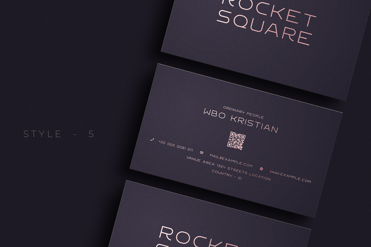 Luxury Purple Business Cards - V.76, a Business Card Template by Ctrl space studio (Photo 6 of 6)
