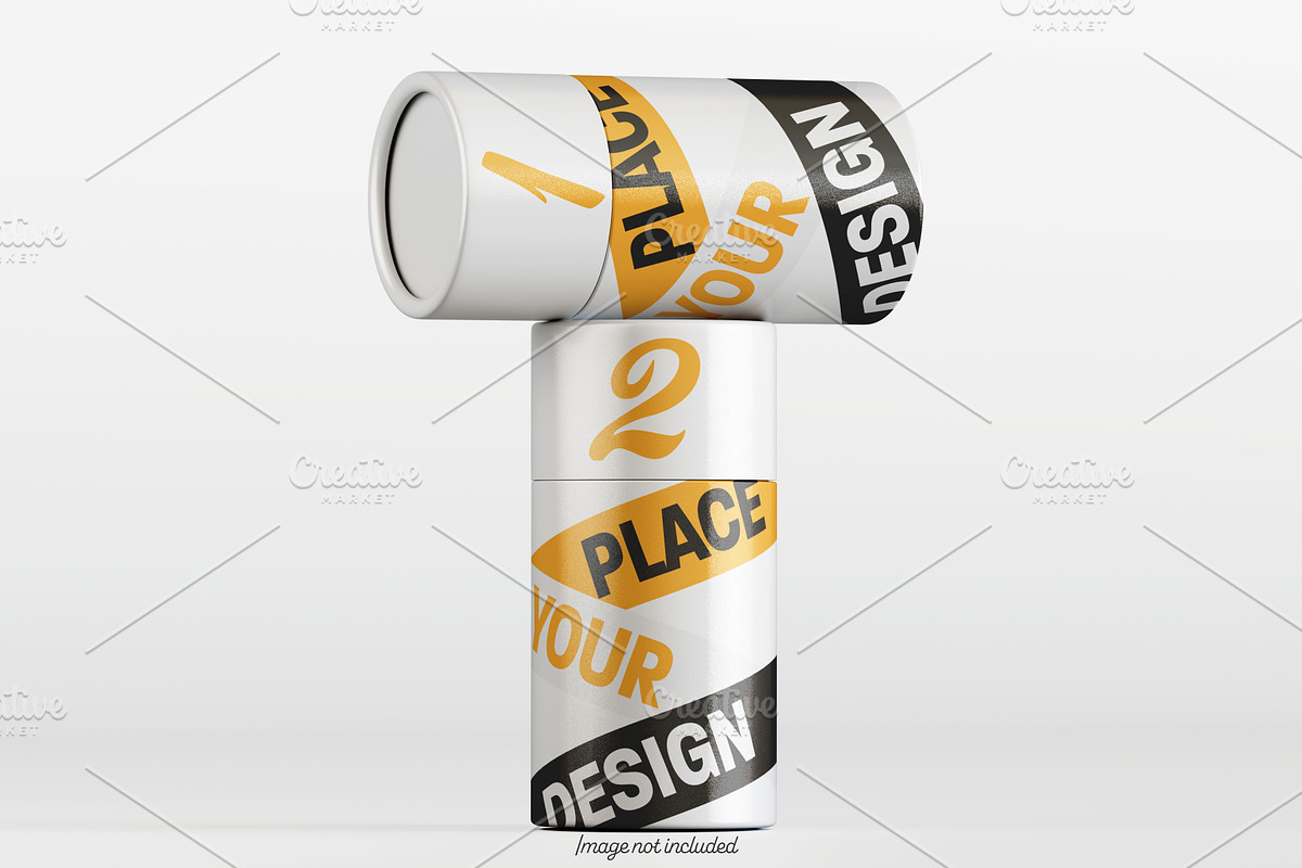 Paper tube mockup bundles V1, a Packaging Mockup by Ambo Ampeng (Photo 20 of 26)
