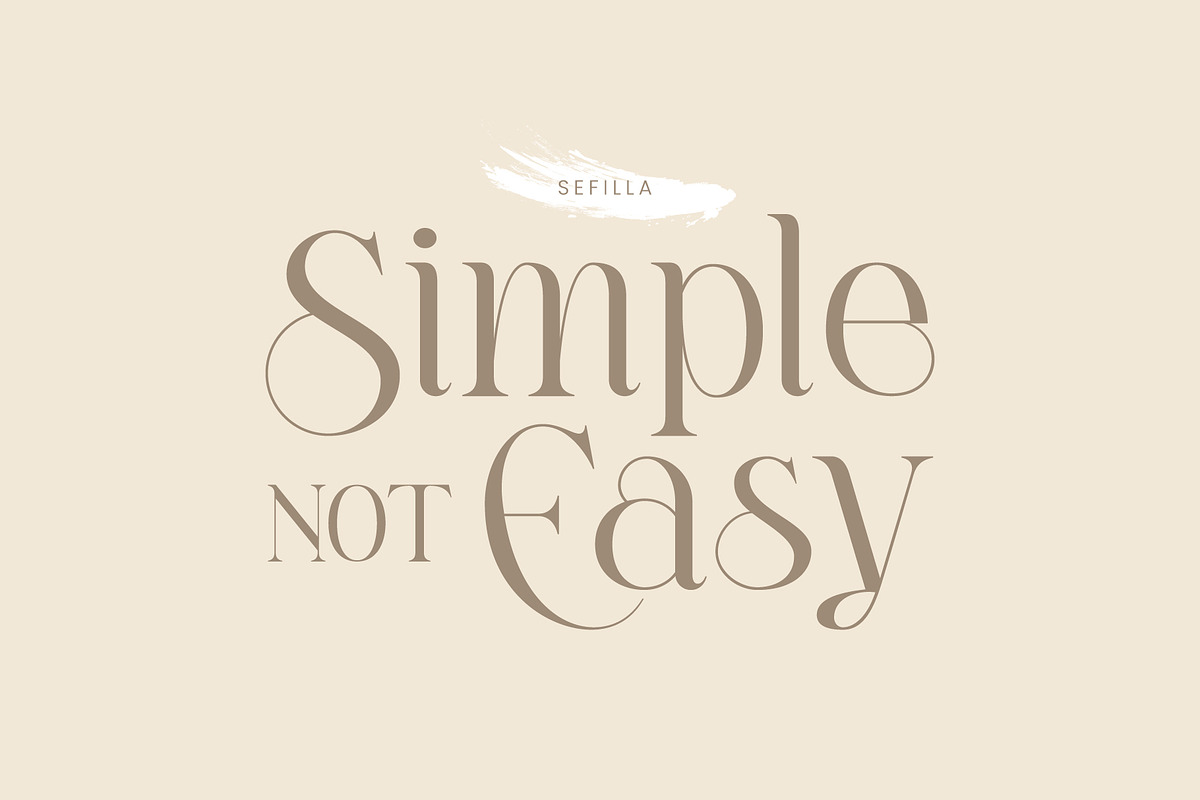 Sefilla | Modern Stylistic serif, a Serif Font by roomspace creative lab (Photo 12 of 15)