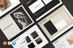 Mini Brand Guideline Kit, a Brochure Template by Aura Agency