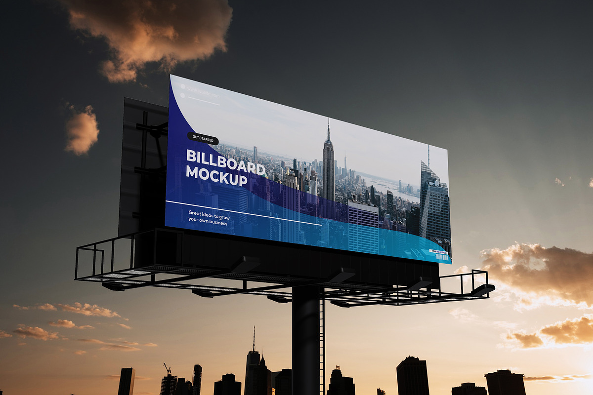 Billboard Mockup, an Advertising Mockup by xavier_studio (Photo 4 of 5)