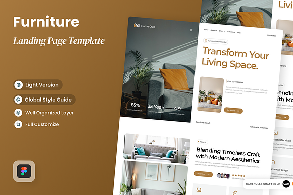 Home Craft - Furniture Landing Page preview 5