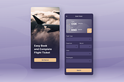 Mosca - Ticket Airlines App, an App Template by Panen Creative (Thumbnail 3 of 3)