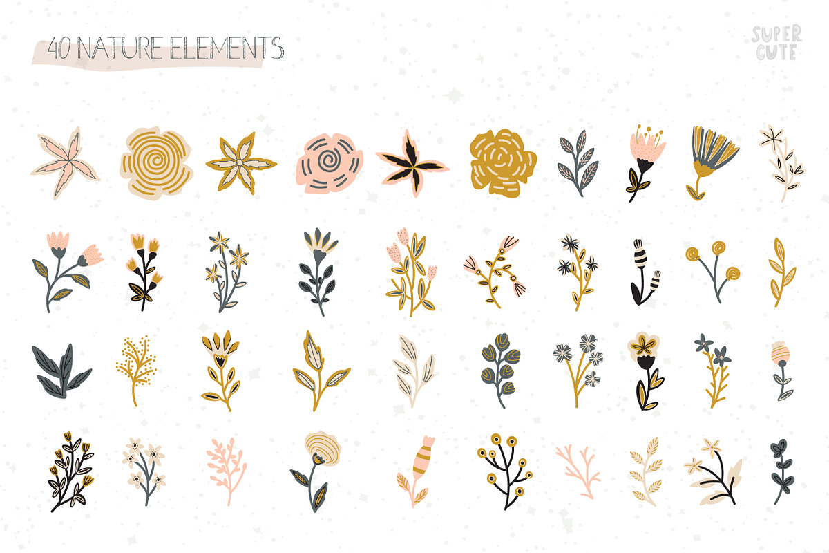Cute Butterfly 120+ elements, a Decorative Illustration by BAGIRA | Studio (Photo 3 of 9)