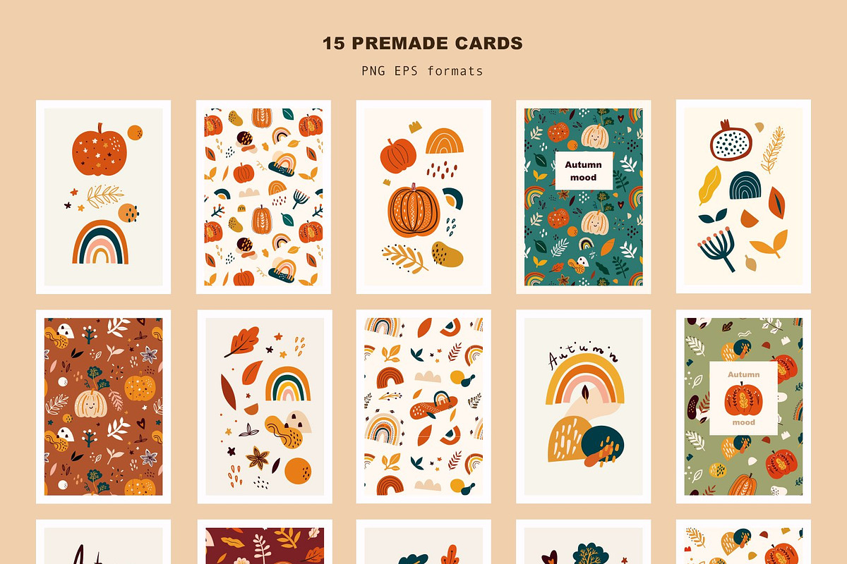Autumn Bundle, a Decorative Illustration by MoleskoStudio (Photo 18 of 30)