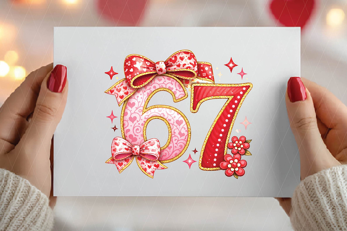 Funny Six Seven Valentine Coquette B, an Illustration by DreamPrint404 (Photo 5 of 6)