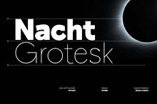 Nacht Grotesk | Geometric Sans Serif