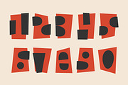 Minimal Paper Cut Collage Alphabet, an Object Graphic by C Design Studio (Thumbnail 3 of 8)