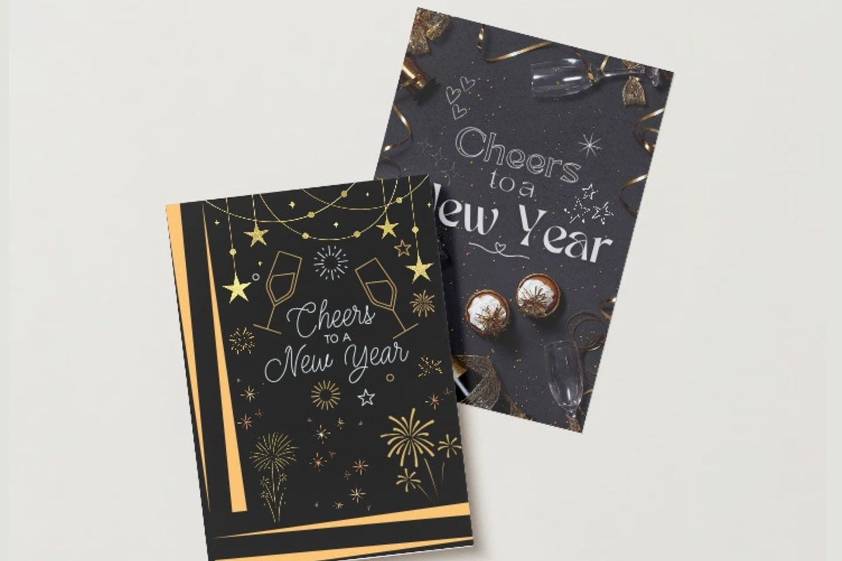 Elegant New Year Card Collection, a Card Template by WynterLife Studio (Photo 6 of 6)