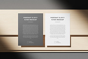 Portrait 8.5x11 Flyer Mockup Set, an Advertising Mockup by professorinc (Thumbnail 5 of 6)