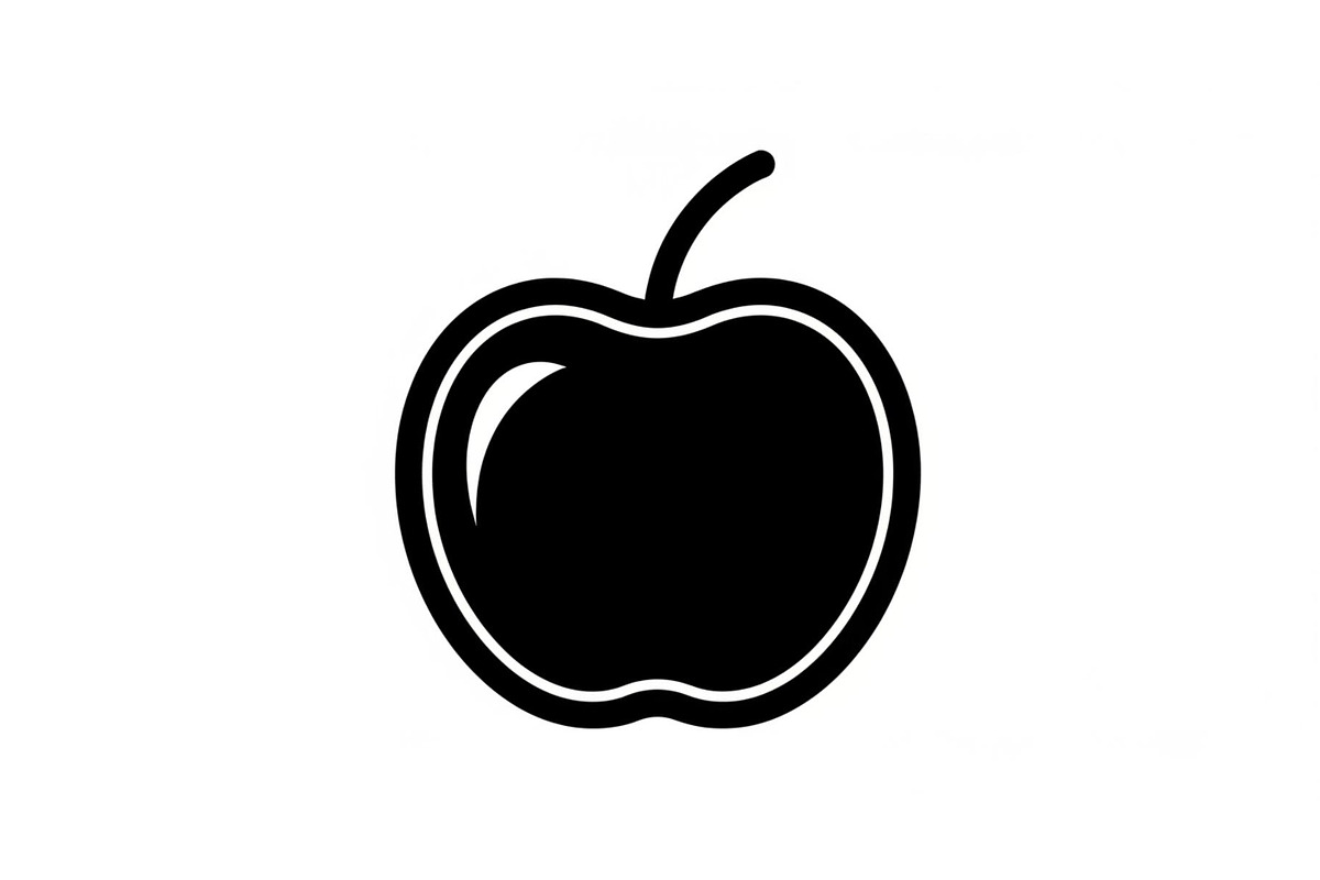Apple Fruit Vector Icon Bundle, an Illustration by musafir_fashion (Photo 6 of 49)