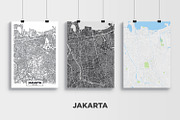 5 maps of Southeast Asia cities, an Education Illustration by MaximGertsen (Thumbnail 2 of 10)