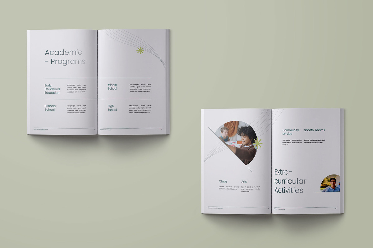 School Profile Template - Skoola, a Brochure Template by fakhroo (Photo 4 of 10)