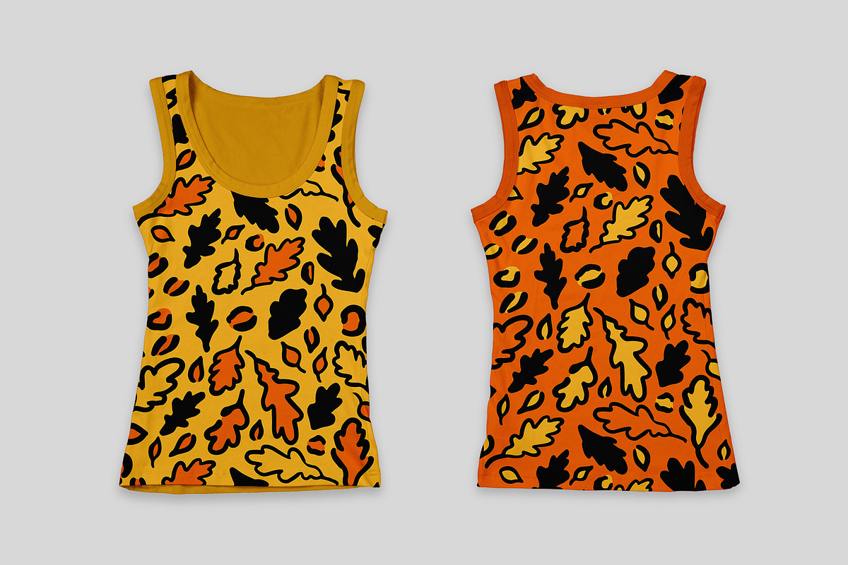 Fall leopard print seamless pattern, a Pattern Graphic by LaBelezokaDesign (Photo 2 of 3)
