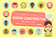 Women Characters Avatar Constructor, an Icon by Yuzach (Thumbnail 1 of 4)